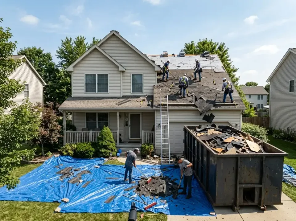 roof-replacement-debris-remova-004 — frequently asked questions, Cheapest Dumpster Rentals in Dupo, IL